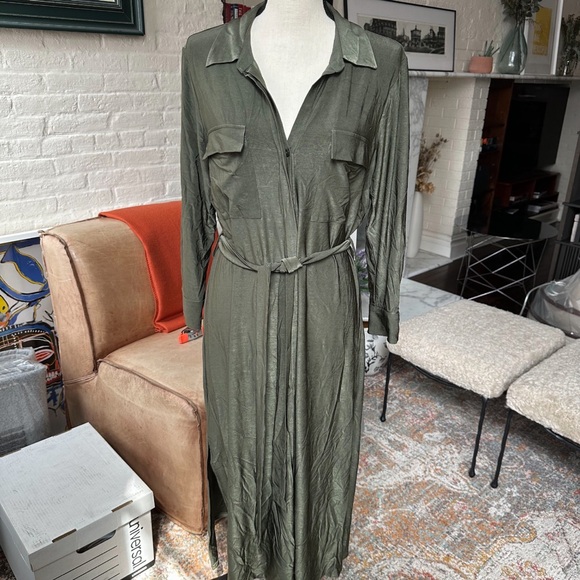L’AGENCE Green Maxi Dress - Picture 4 of 4
